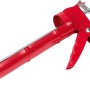 Pistola per cartucce rossa in acciaio per utensili per applicare sigillanti.
