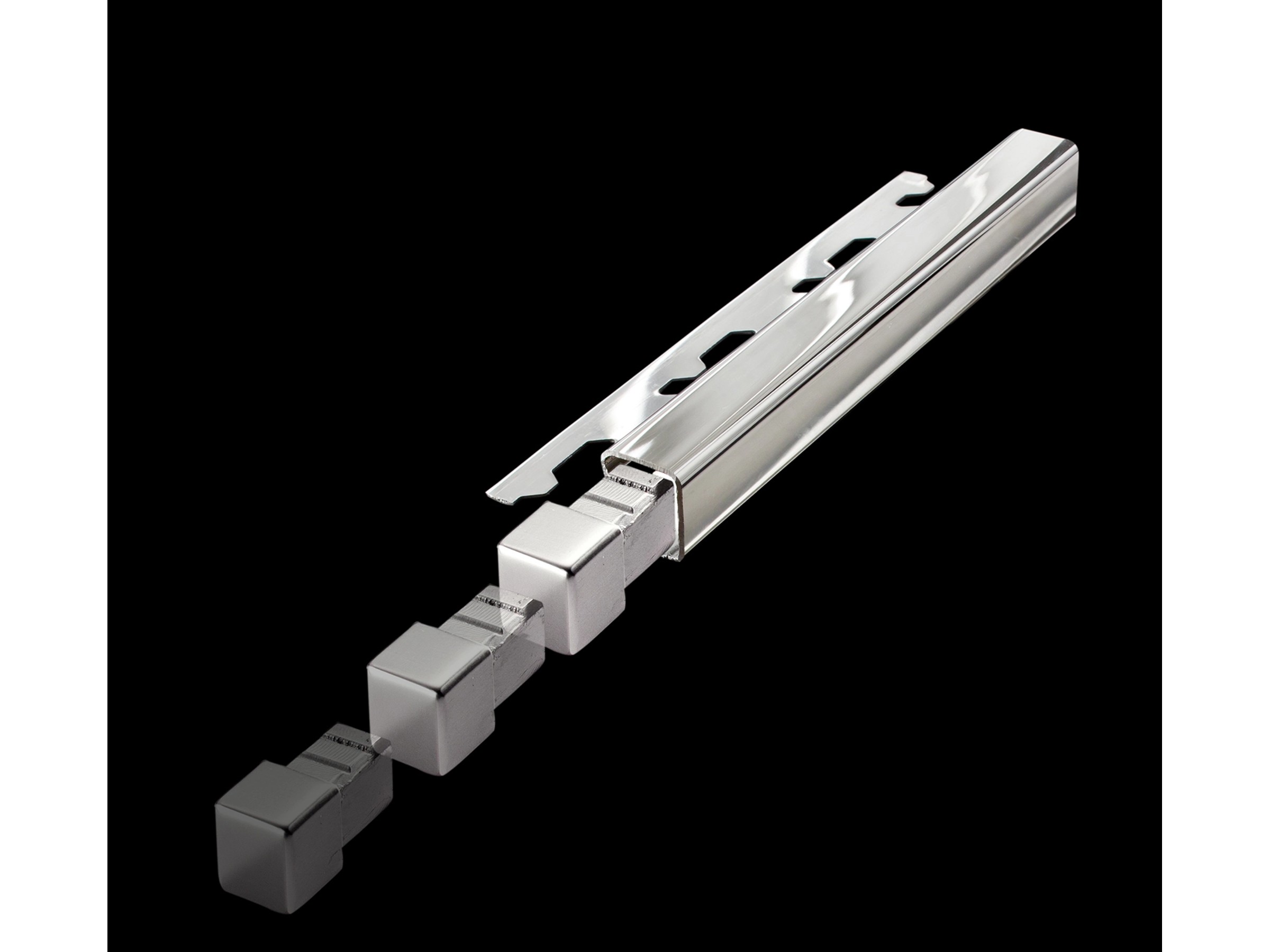 Coppia di Tappi terminali per profilo 9,5 mm