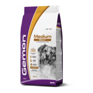 Gemon Cibo per cani secco Medium Adult con pollo e riso, confezione da 3kg.