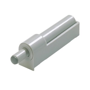 Hettich ammortizzatore per anta, grigio, set da 4. Ferramenta universale per mobili, a vite, per chiusura silenziosa.
