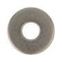Rondella metallica, rondella piatta per viti e dadi.