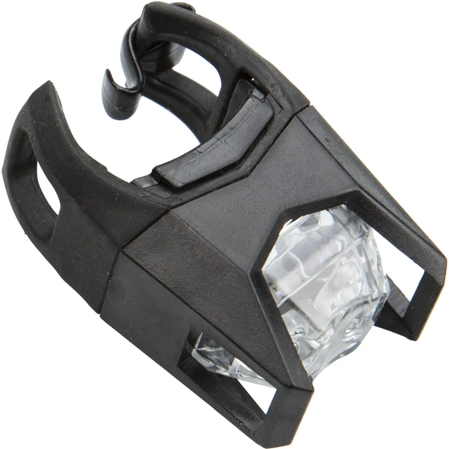 Luce per bici t.b.t. nera per maggiore sicurezza stradale.