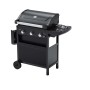 Barbecue a gas t.b.t. nero per giardino o terrazza.