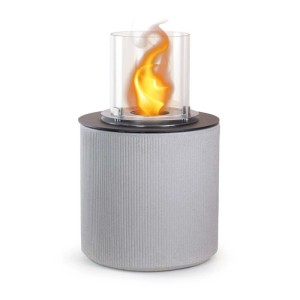Camino a bioetanolo giardino Divina Fire Modigliani 3,4 kW Ø36xH56 cm beige