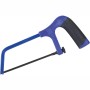 Seghetto universale LUX 150 mm con telaio in acciaio e manico in plastica blu per metalli teneri e plastica.