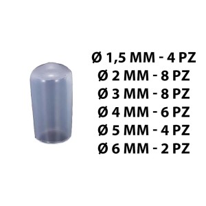 Cappucci protettivi trasparenti per Altre catene in varie misure.