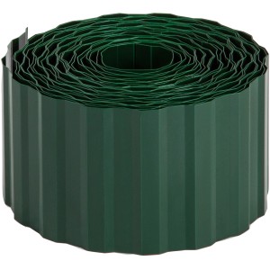 Bordura per prato verde (9 m x 10 cm) in rotolo per delimitare aiuole e prati.