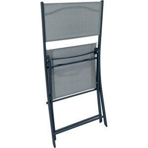 Sedia da giardino grigia piegata della categoria Sedie da giardino.