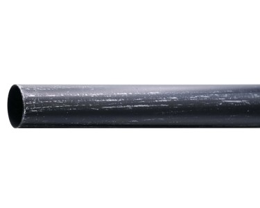 Bastone per supporto tende da interno nero e argento 160x2 cm