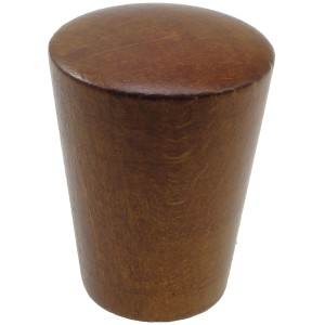 Terminale in legno per bastone per tende, marrone, t.b.t.