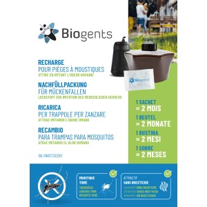 Ricarica Biogents BG-Sweetscent per trappola zanzare, durata 2 mesi.
