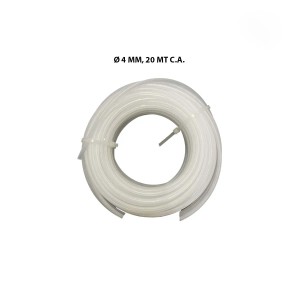 Tubo t.b.t., diametro 4 mm, lunghezza 20 m, arrotolato.