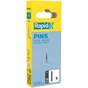 Chiodini Rapid No. 9 da 15 mm