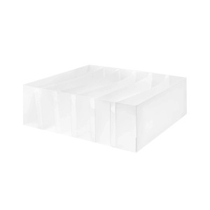 Organizer reggiseni Rationall trasparente 30,5x30,5x10 cm