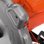Dettaglio della sega circolare a mano Black+Decker CS1250L con laser