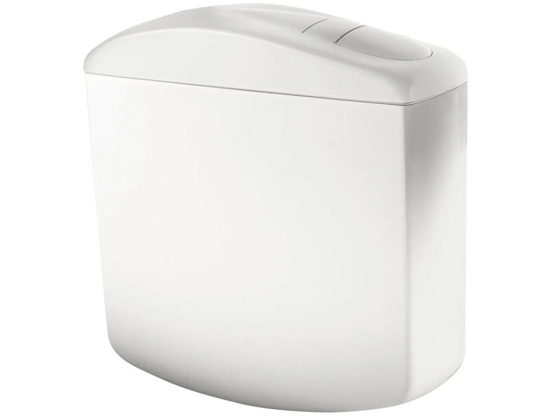 Cassetta WC Scarico Biblo Duo Esterna Da 9 Litri - Senza Rubinetto, Diametro 40mm - Foto 3