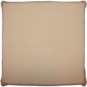 Cuscino da esterno quadrato beige. Ideale per mobili da giardino e ore di relax all'aperto.