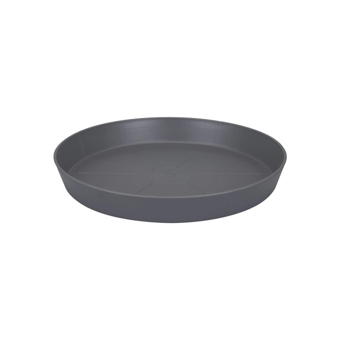 H&H 1011 Sottovaso In Plastica Riciclabile, 16 Cm, Marrone - Pratico E Decorativo