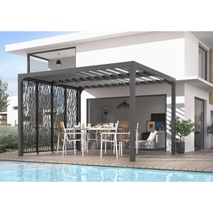 Pannelli Moucharabieh per pergola 3630 in acciaio 3 pz. 300 cm