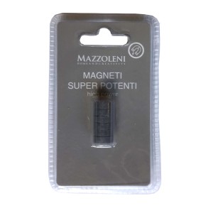 Magnete Mazzoleni, magneti super potenti per accessori artistici, in blister.