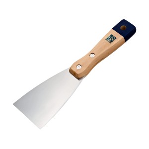 Spatola per pittura LUX, 60 mm, con manico in legno e lama in metallo.