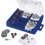 Set accessori Dremel EZ SpeedClic SC725 con 70 pezzi in custodia blu.