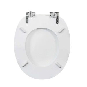 Copriwater universale Niva soft close in mdf bianco