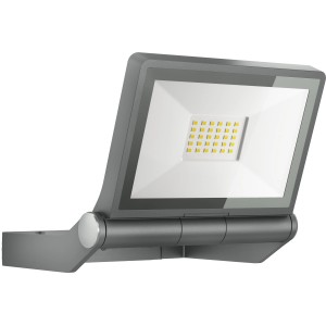 Faretto LED Steinel XLED one antracite, luce da esterno orientabile per montaggio a parete o soffitto.