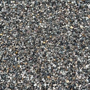 Primo piano di t.b.t. ghiaia/pietrisco decorativo, ideale per vialetti e decorazioni da giardino.