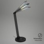 Lampada da scrivania LED Brilo Cuma nera con ricarica induttiva e dimmer touch.
