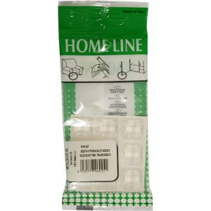 t.b.t. Fermaporte: Scivoli per mobili autoadesivi trasparenti in busta.