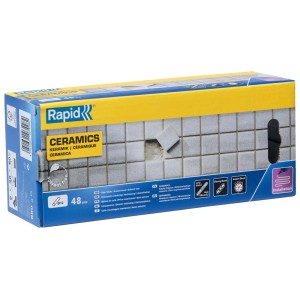 Confezione di adesivo per piastrelle t.b.t. per piastrelle in ceramica, senza solventi.