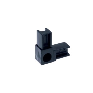 Connettore PVC Arcansas Quicktech, 2x5 cm, per profili in acciaio e alluminio, sistema a innesto.