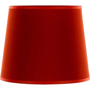 Paralume rosso per lampade, paralume in tessuto
