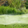 Irrigatore a scomparsa Gardena SD30 in azione: irrigazione automatica del prato in giardino.