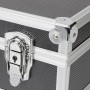 Dettaglio: Valigetta porta attrezzi LUX AKW 130 con telaio in alluminio e serratura.