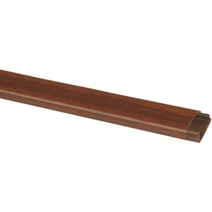 Copertura marrone per canalina passacavi.