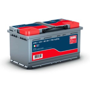 Batteria auto USAG U90 12V 90Ah 790A(EN) per auto nel negozio online OBI.