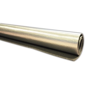 Rotolo di isolamento interno t.b.t., superficie color argento.