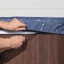 Copertura per idromassaggio t.b.t. con cerniera, effetto marmo.