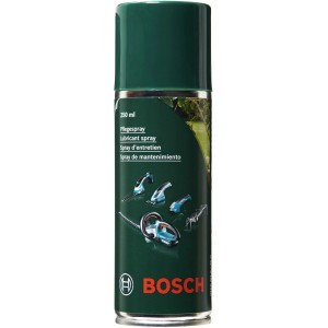 Spray cura attrezzi da giardino Bosch, bomboletta da 250ml per pulizia e manutenzione.