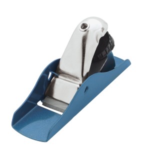 Pialla in metallo LUX Classic, 135 mm, con superficie lucida per lavori di legno precisi.