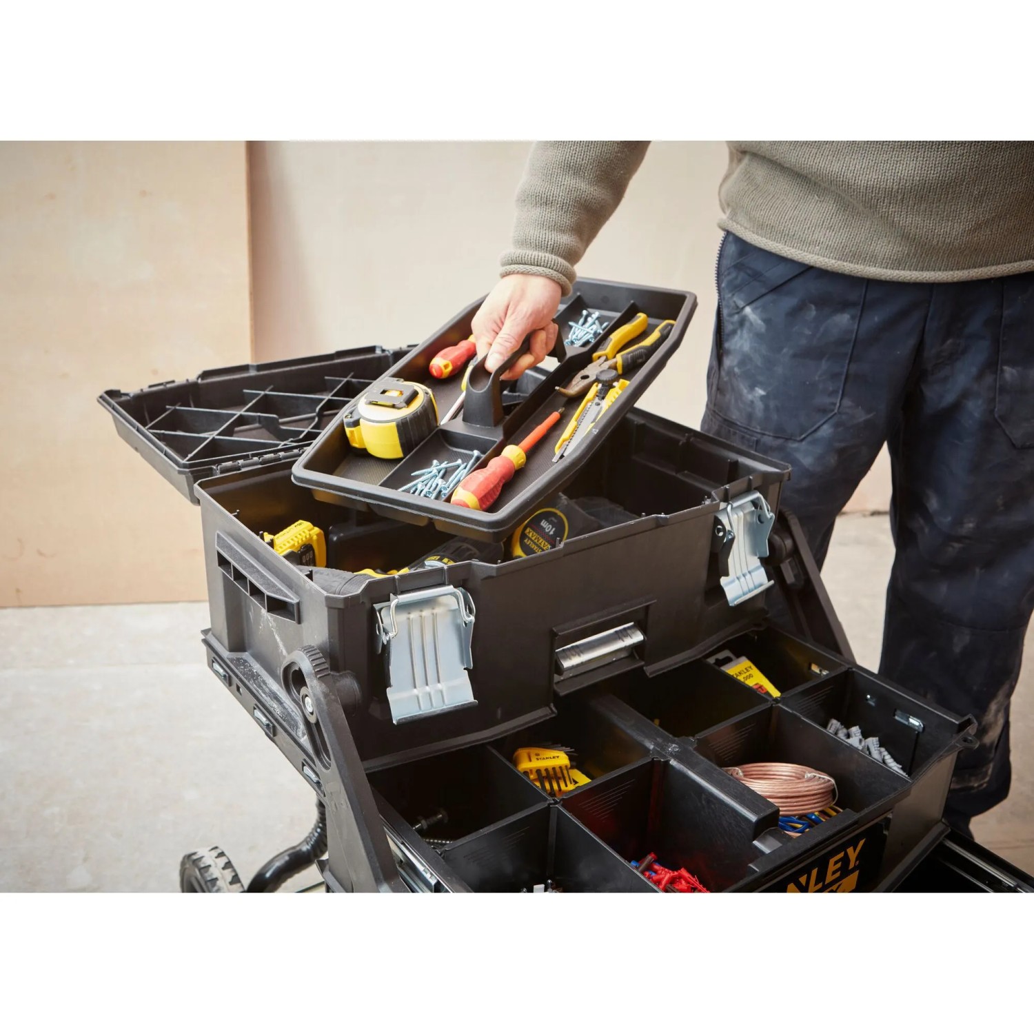 STANLEY FatMax carrello porta utensili multilivello Mobile Work Station_7