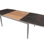 Tavolo allungabile da giardino Aster in alluminio 166-254x100x76 cm_3