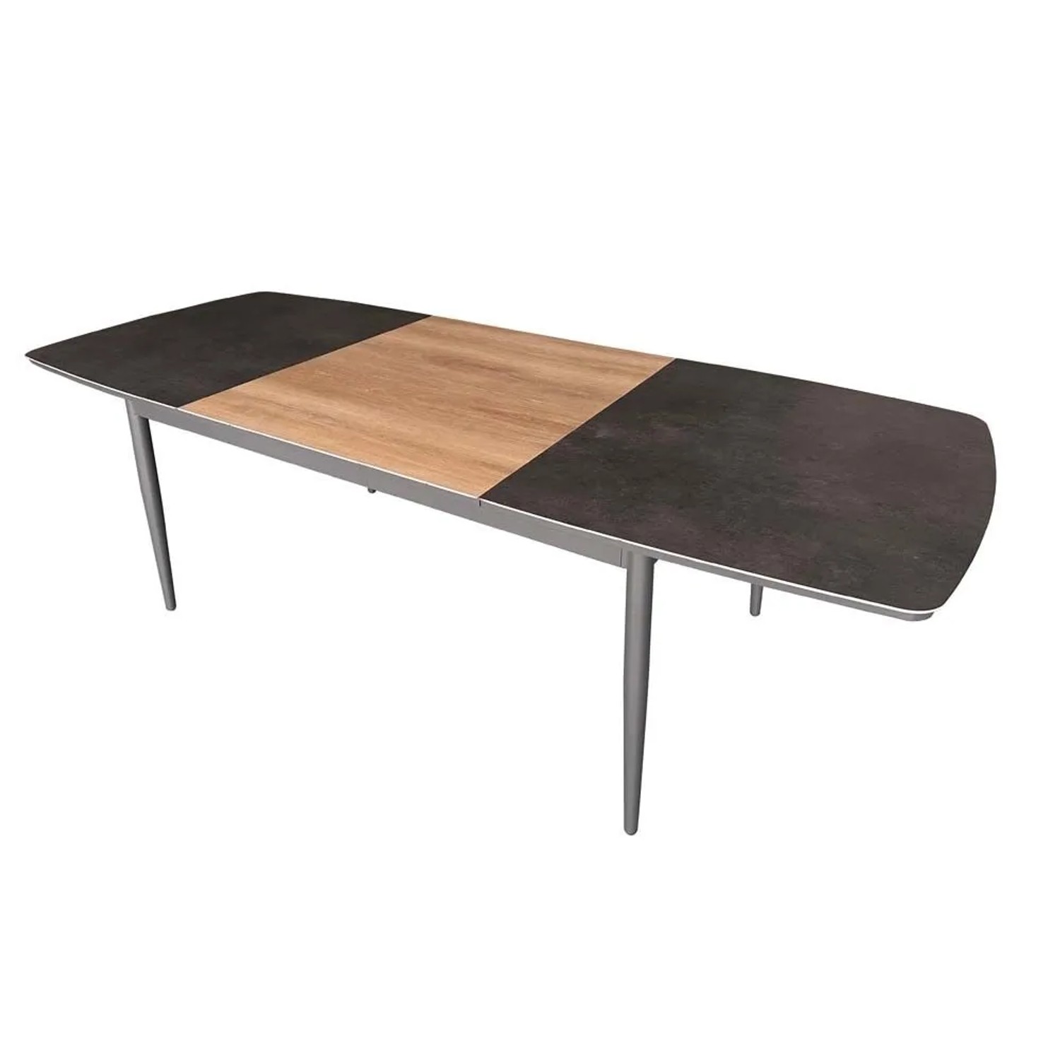 Tavolo allungabile da giardino Aster in alluminio 166-254x100x76 cm_3