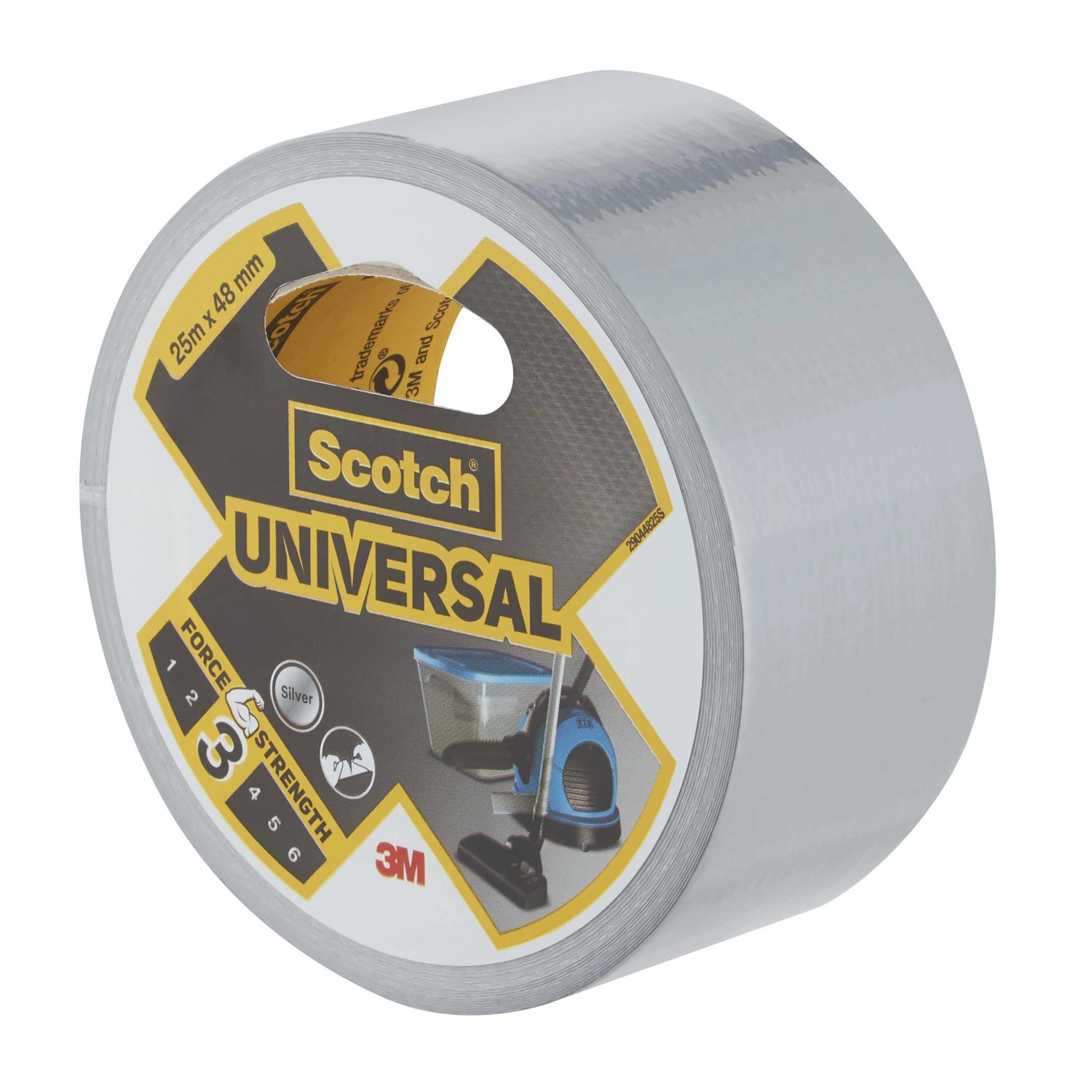 Cinta Americana Muscle Negra 48mm X 25m - Super Resistente, Impermeable, Para Reparaciones Y Fijaciones