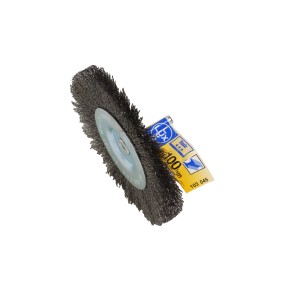Spazzola a disco LUX, 100 mm, spazzola metallica fine per smerigliatrici.