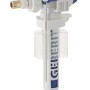 Valvola di riempimento Geberit per cassetta WC, bianco/blu.