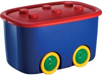 Cubo contenitore Domopak Living Cubo in tnt blu 30x30x30cm