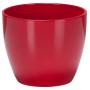Scheurich vaso decorativo 920, Ø 13 cm, Energy Red. Vaso da fiori rotondo, rosso lucido per interni.